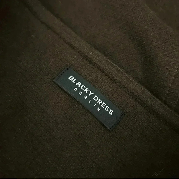 ❤️ Blacky Dress Berlin Wool Dress 6 - Picture 6 of 13